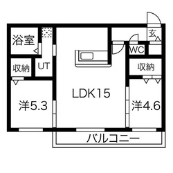 稲積公園駅 徒歩9分 2階の物件間取画像